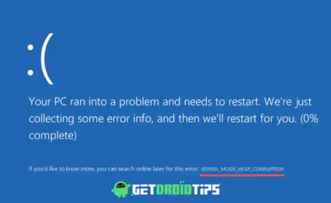 How to Fix Kernel Mode Heap Corruption BSOD in Windows 10