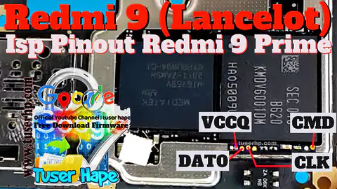 Xiaomi Redmi 9 (lancelot) ISP PinOUT | Test Point
