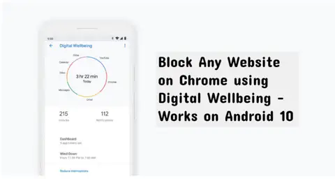 Block Any Website on Chrome using Digital Wellbeing – Works on Android 10