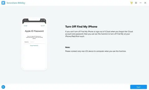How to turn off find my iPhone without password