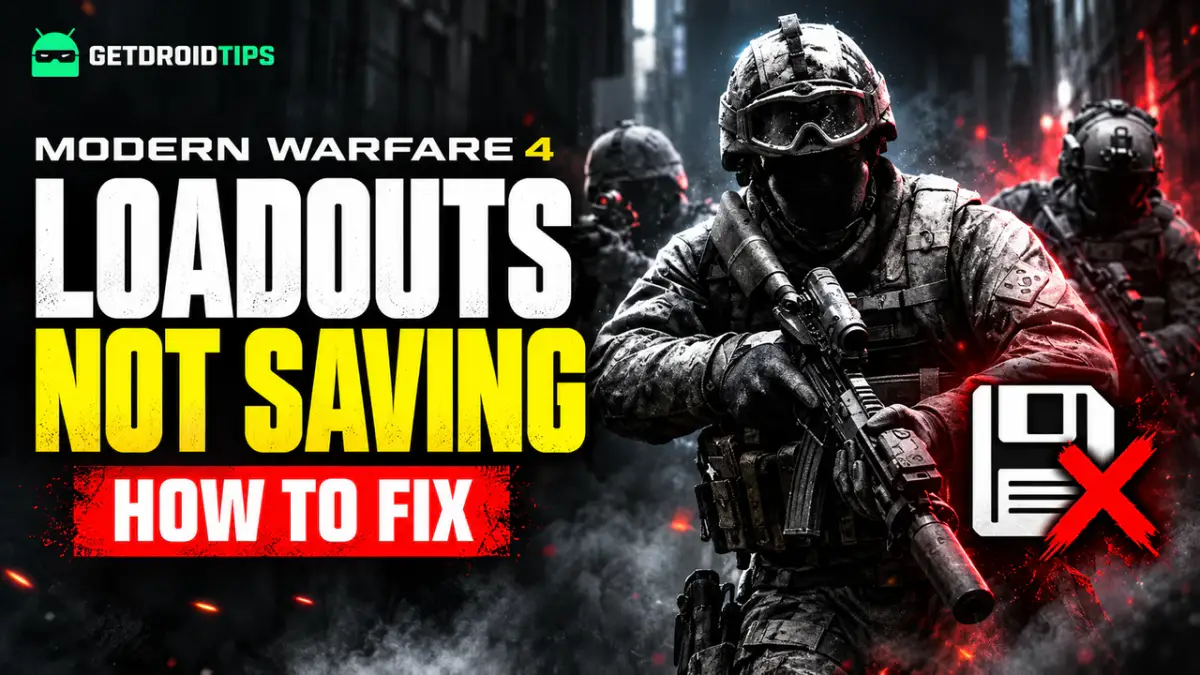 Modern Warfare 4 Loadouts Not Saving