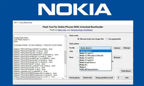 Nokia Flash Tool: How To Flash Firmware in Nokia Devices