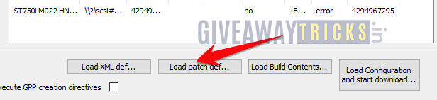 load patch