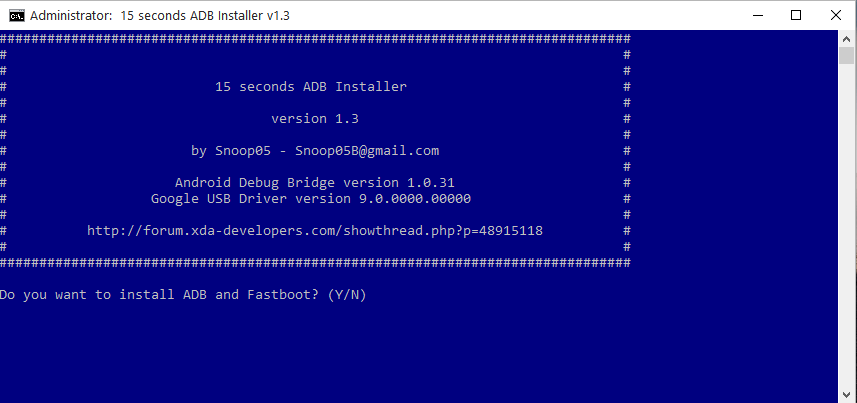 adb and fastboot drivers download for windows 10