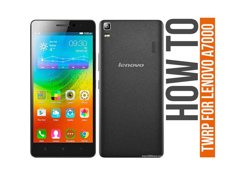 How to Install Official TWRP Recovery on Lenovo A7000-a and Root it