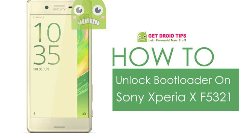 How To Unlock Bootloader On Sony Xperia X F5321