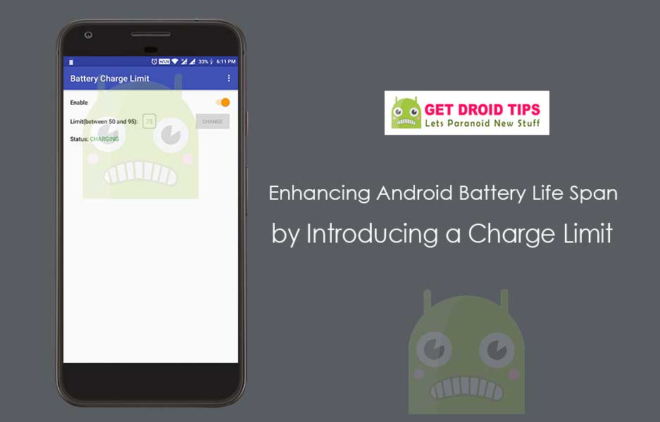 Enhancing Android Battery Life Span by Introducing a Charge Limit