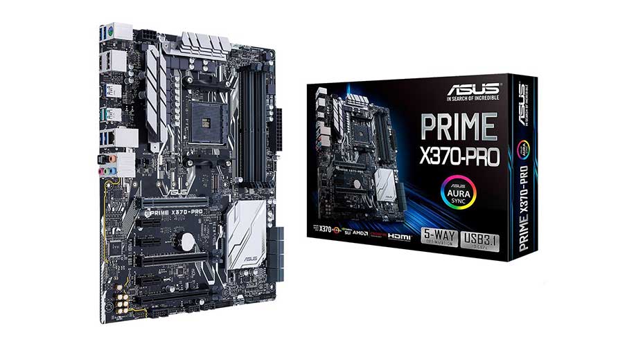 ASUS Prime X370-Pro AMD AM4 DDR4 ATX Motherboard