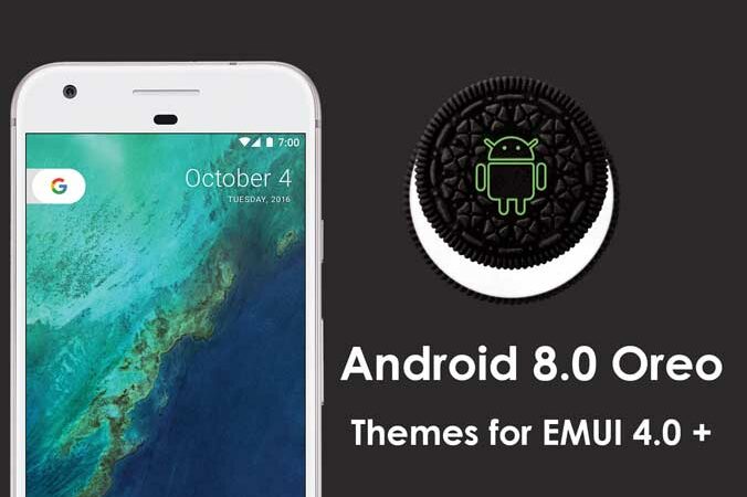 Download Android Oreo 8.0 Theme for EMUI 4.0 and EMUI 5.0 above