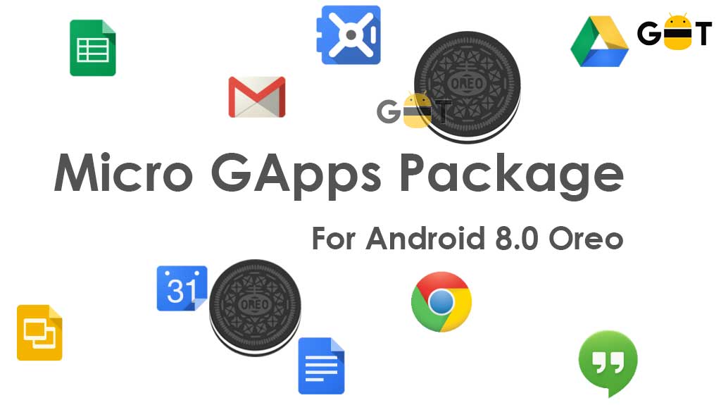 Download Micro GApps Package For Android 8.0 Oreo