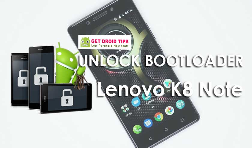 How To Unlock Bootloader On Lenovo K8 Note