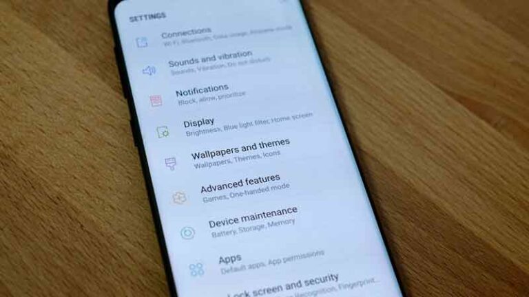 galaxy s8 developer options