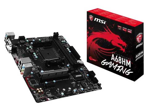 MsI A68HM Gaming motherboard