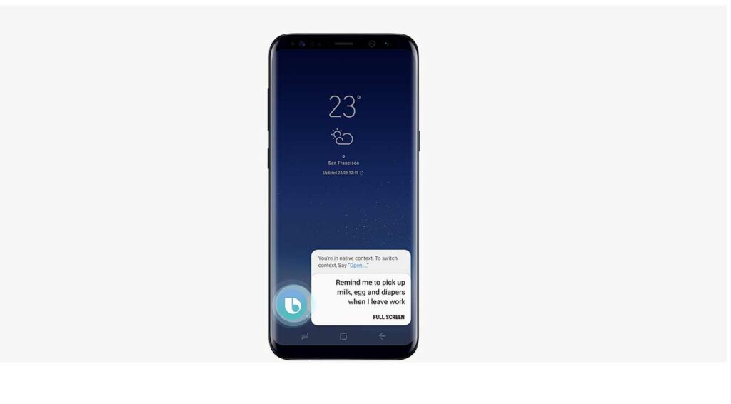 Bixby reminder shedule