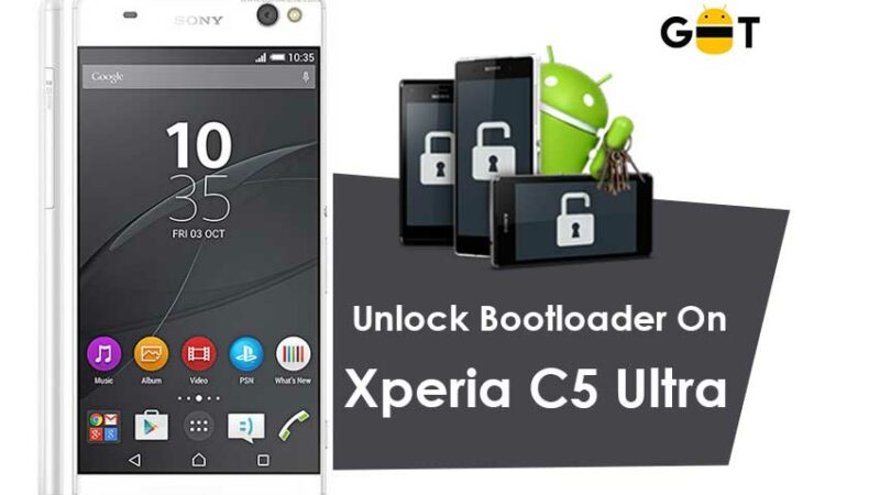 How To Unlock Bootloader on Sony Xperia C5 Ultra