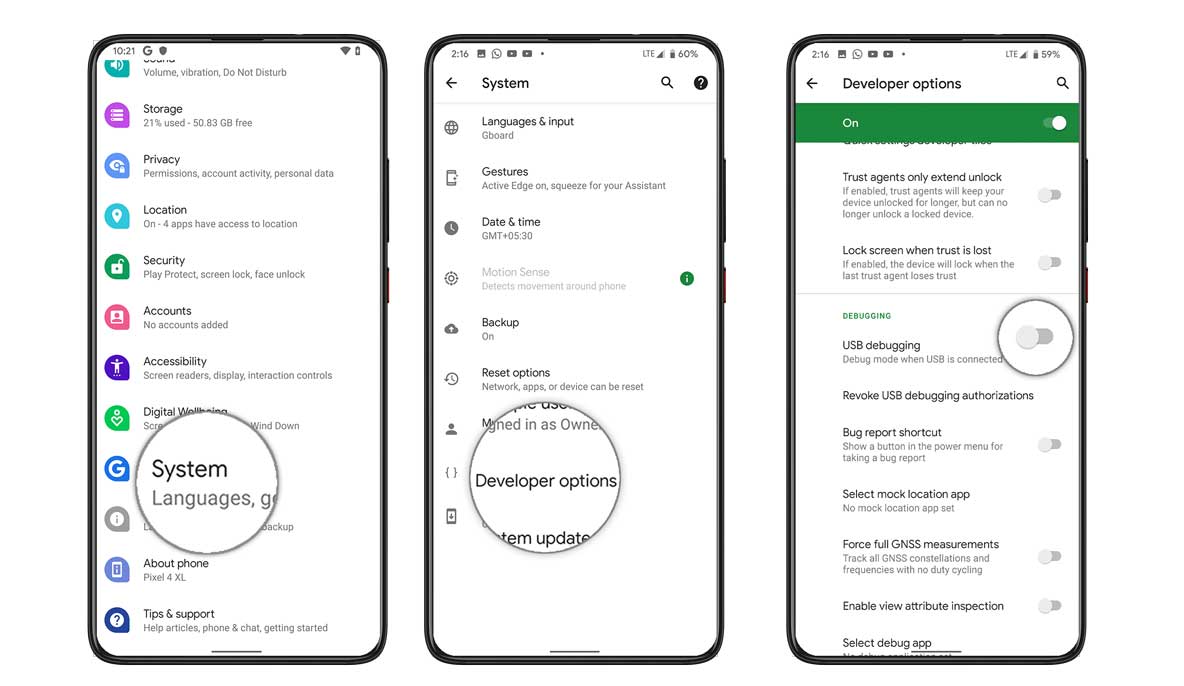 USB Debugging redmi 5