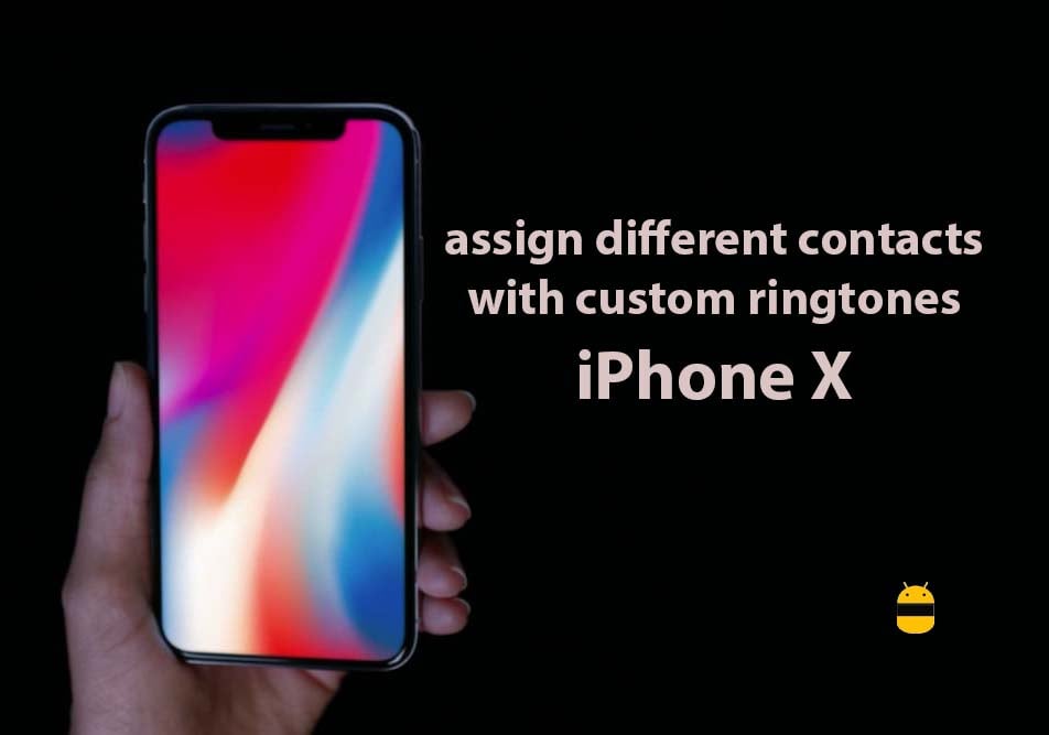 How to assign different contacts with custom ringtones on iPhone X