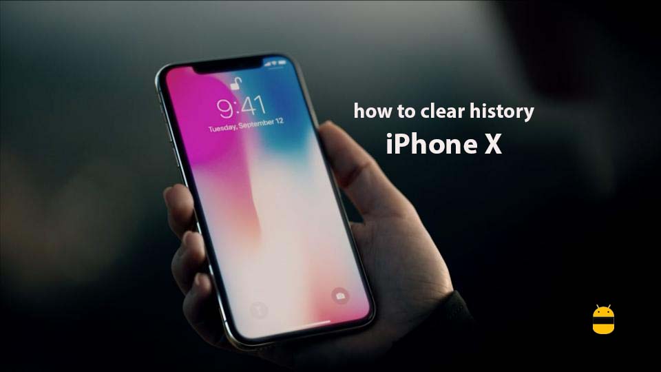 How to clear history on iPhone X