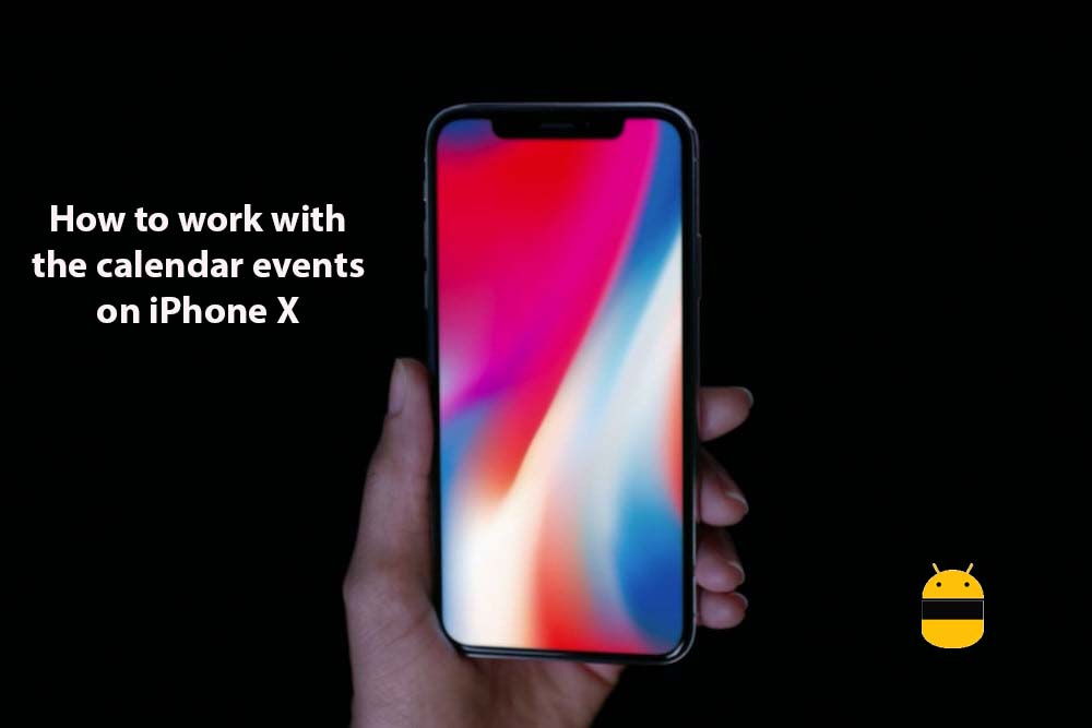 Как работать с событиями календаря на iPhone X