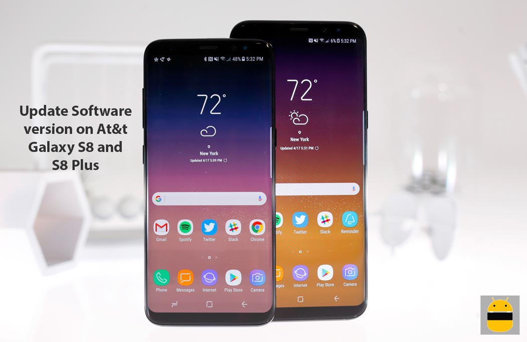Update Software version of At&t Galaxy S8 and S8 Plus