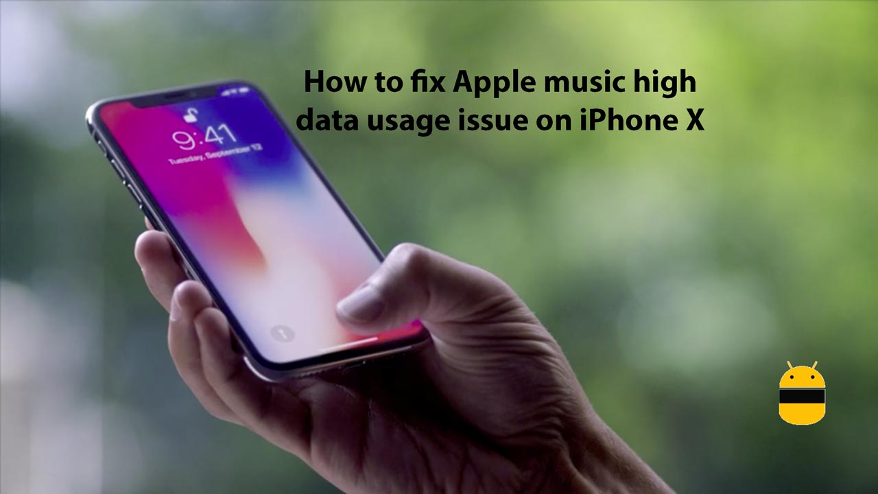 Hoe to fix Apple music high data usage issue on iPhone X