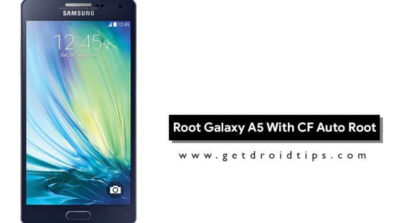 How to Root Samsung Galaxy A5 With CF Auto Root (SM-A500W)