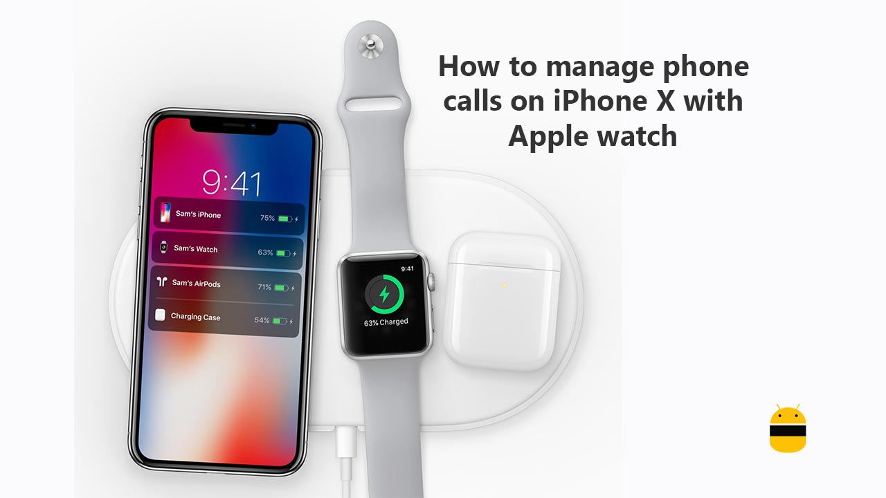 Как управлять телефонными звонками на iPhone X с Apple Watch