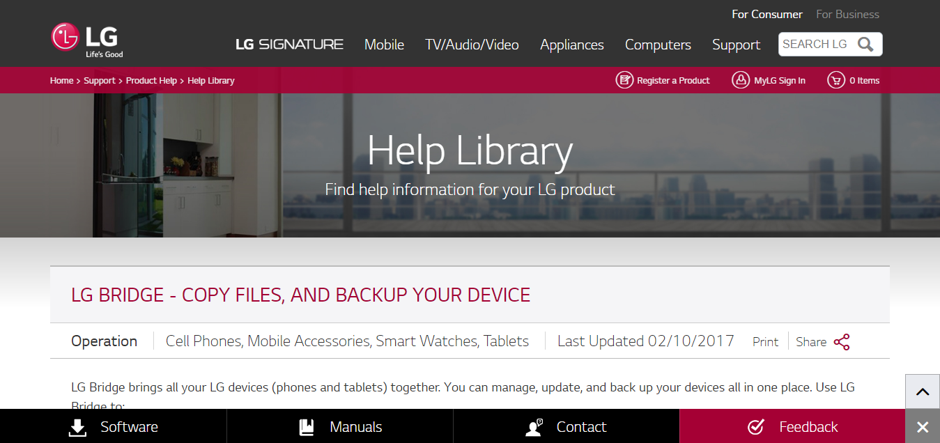Download Latest LG Bridge Software Update: New PC Suite Version Available