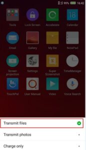 Transfer files from PC to ZTE Nubia smartphones