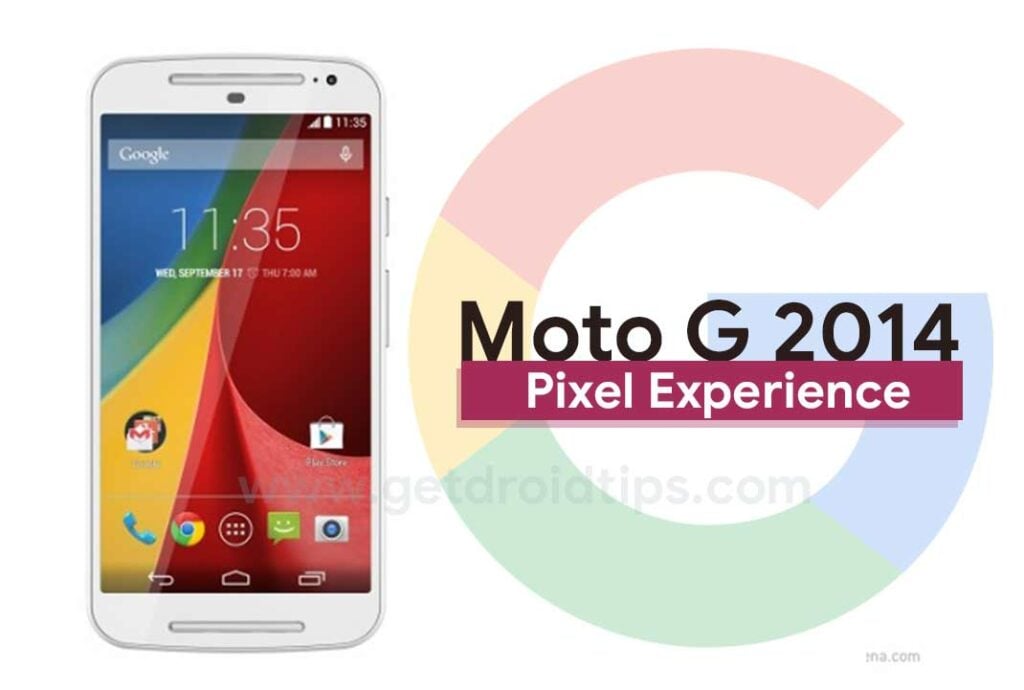 Download Pixel Experience ROM on Moto G 2014 with Android 9.0 Pie
