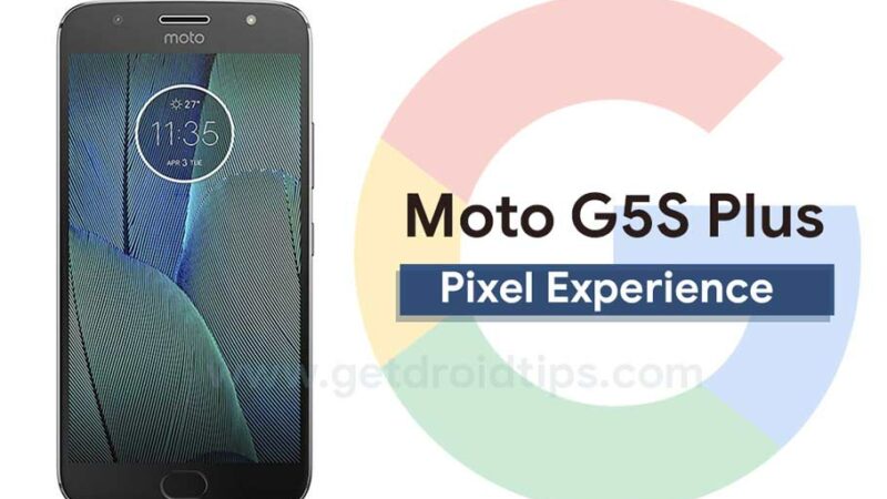 Update Android 8.1 Oreo based Pixel Experience ROM on Moto G5S Plus (sanders)