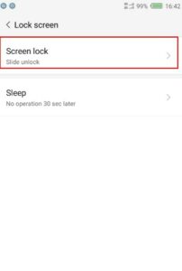 ZTE Nubia Screen Lock