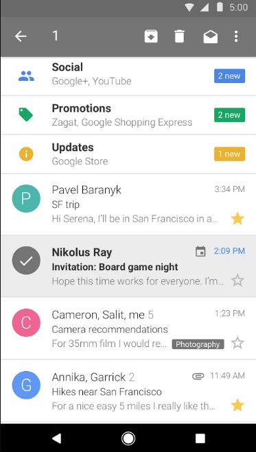 Gmail Go App