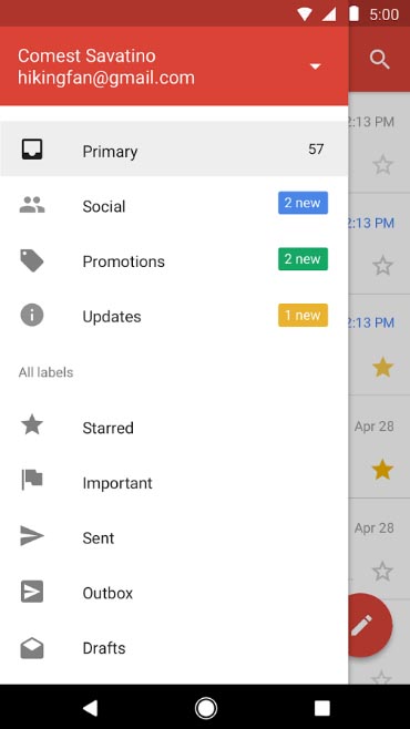 Gmail Go App