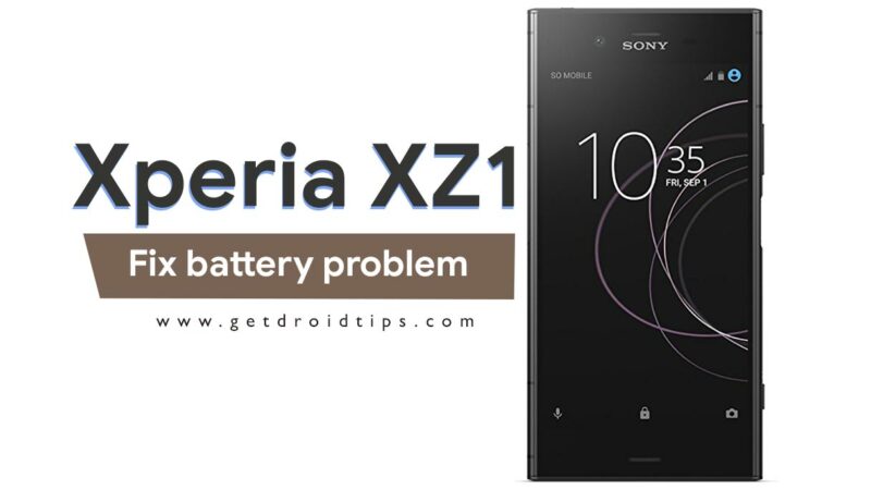How to fix Sony Xperia XZ1 battery problem