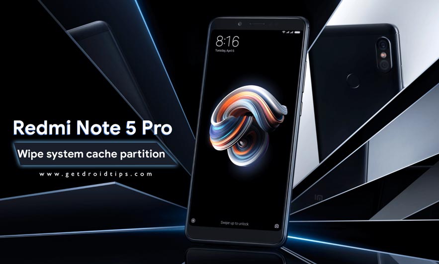 How to wipe system cache partition on Redmi Note 5 Pro
