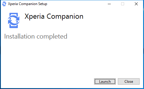 Xperia Companion Tool