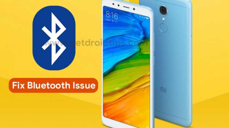 Solutions to Fix Bluetooth Connectivity on Redmi 5 and 5 Plus