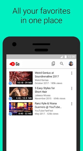 Youtube Go App
