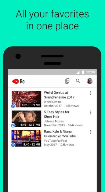 Youtube Go App