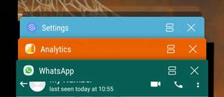 Close all apps Samsung