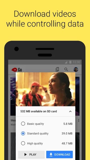 Youtube Go App