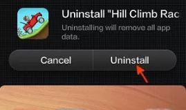 uninstall apps