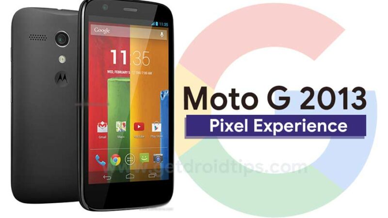 Update Android 8.1 Oreo based Pixel Experience ROM on Moto G 2013