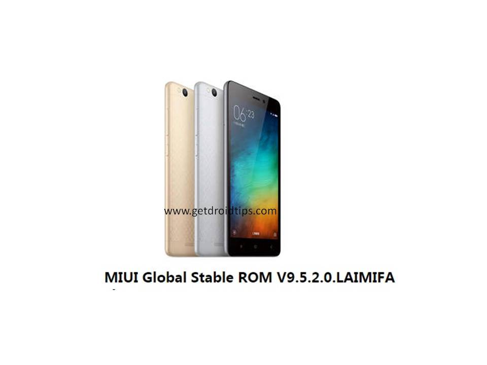 Install Redmi 3 Miui 9 5 2 0 Global Stable Rom Laimifa Download
