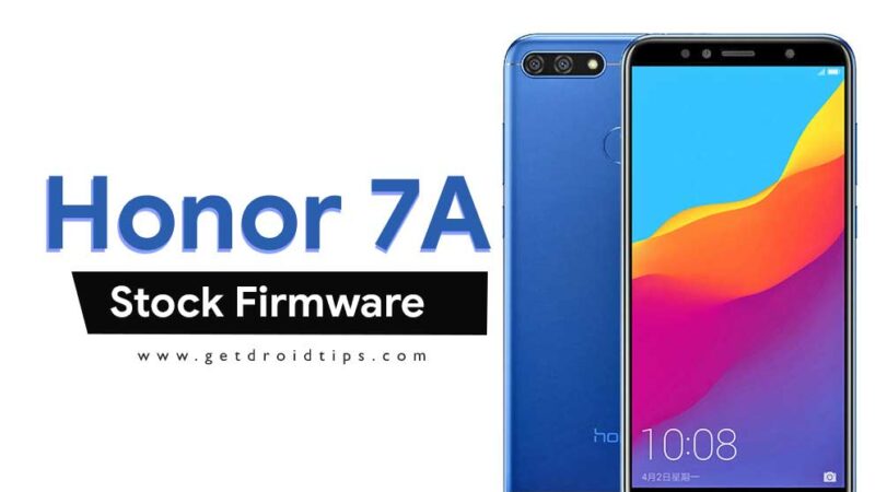 Huawei Honor 7A Stock Firmware Collections [Back To Stock ROM]