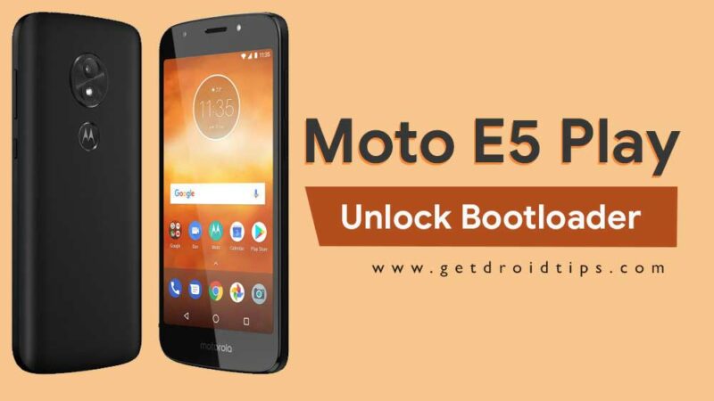 How to Unlock Bootloader on Motorola Moto E5 Play [james]