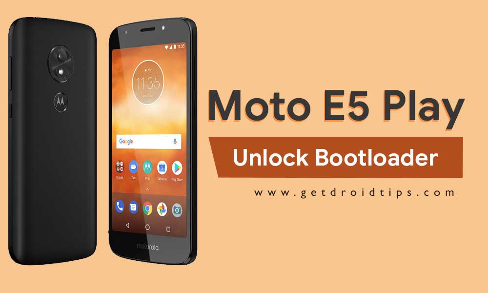 How to Unlock Bootloader on Moto E5 Play [james]