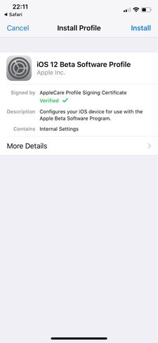 Установите общедоступную бета-версию iOS 12