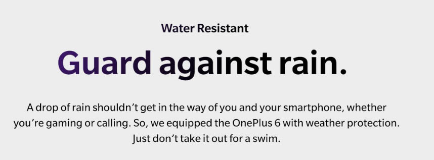 Is OnePlus 6 Waterproof device? Is the Weather Protection Really Worth It.?